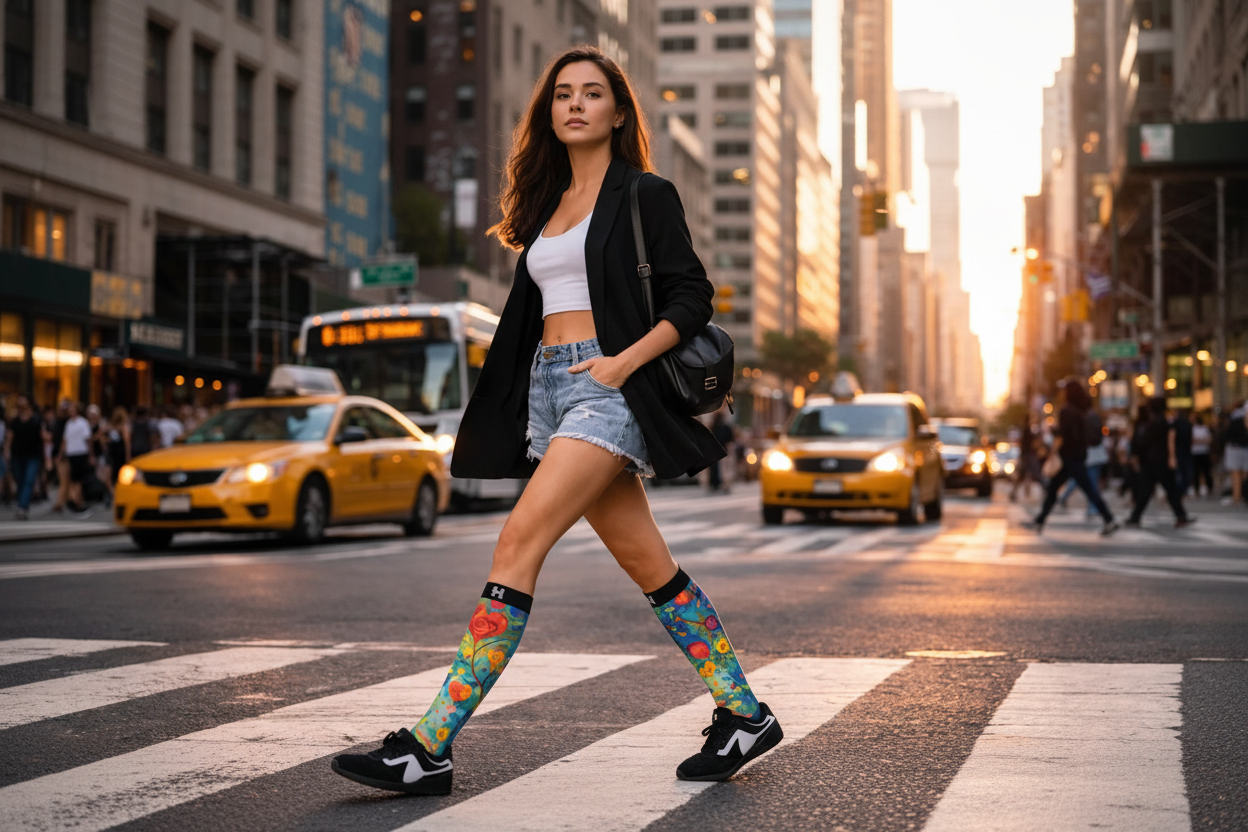 Șosete lungi damă HYD Fashion – Accesoriul perfect pentru festivaluri, Pride și ținute pline de culoare
