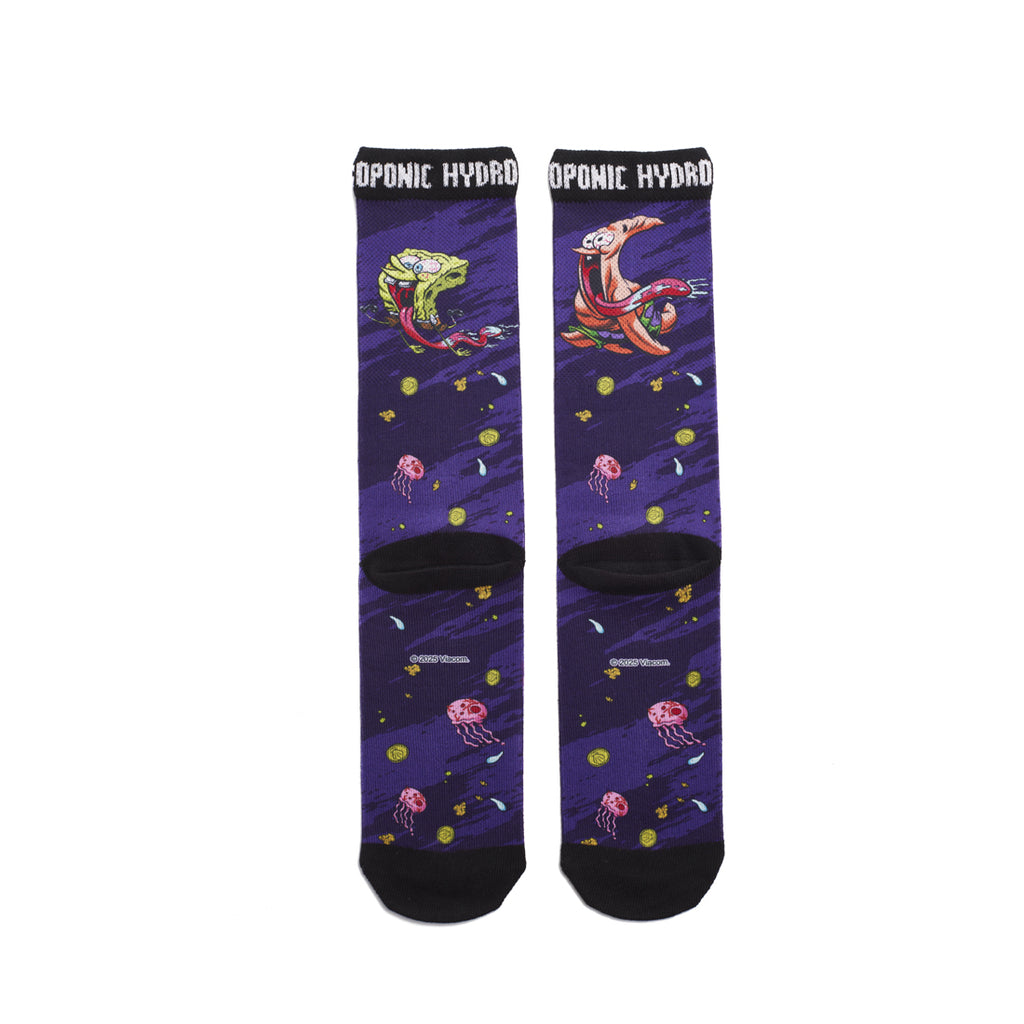 Șosete SpongeBob Run Purple&nbsp; SpongeBob SquarePants x Hydroponic Official Collaboration