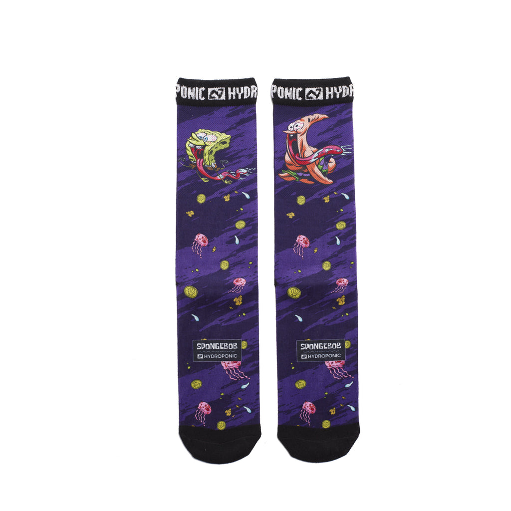 Șosete SpongeBob Run Purple&nbsp; SpongeBob SquarePants x Hydroponic Official Collaboration