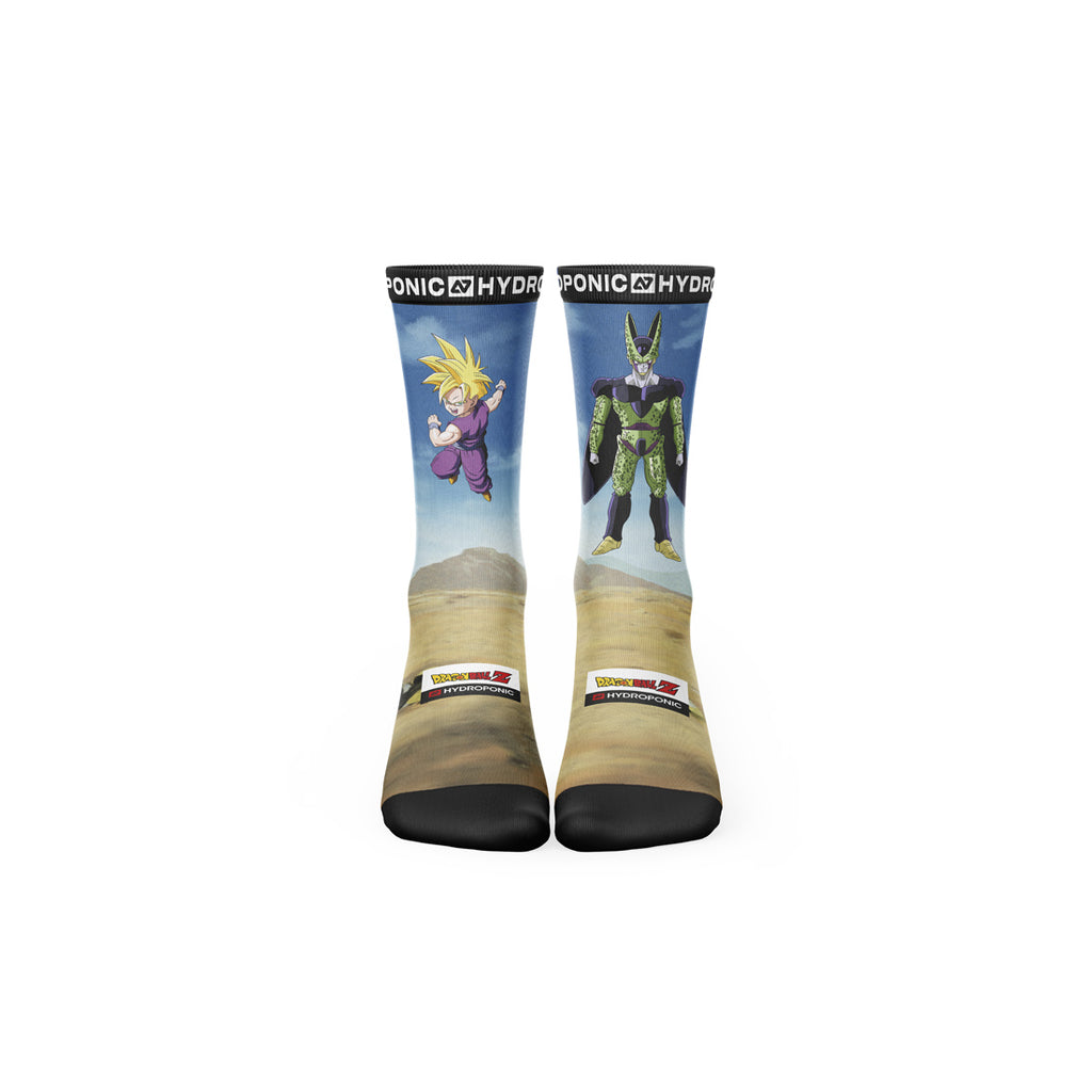 Șosete Dragon Ball Z Cell vs Gohan&nbsp; Dragon Ball Z x Hydroponic Official Collaboration
