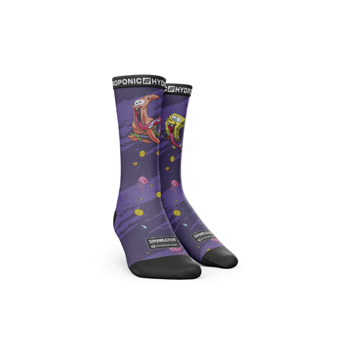 Șosete SpongeBob Run Purple&nbsp; SpongeBob SquarePants x Hydroponic Official Collaboration