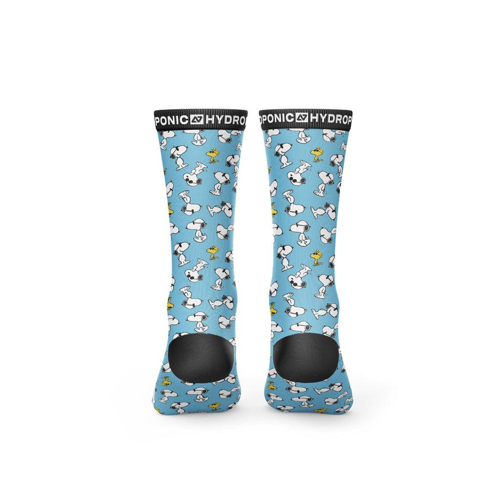 Șosete PEANUTS Cool Turquoise  Șosete unisex cu imprimeu oficial PEANUTS x Hydroponic