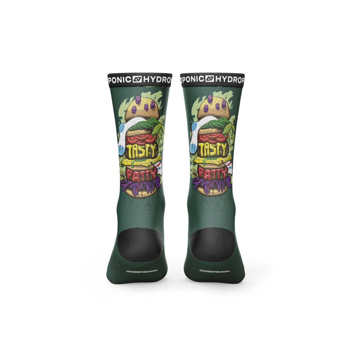 Șosete SpongeBob BURGER Green  Șosete Unisex Premium din Colecția Oficială SpongeBob SquarePants