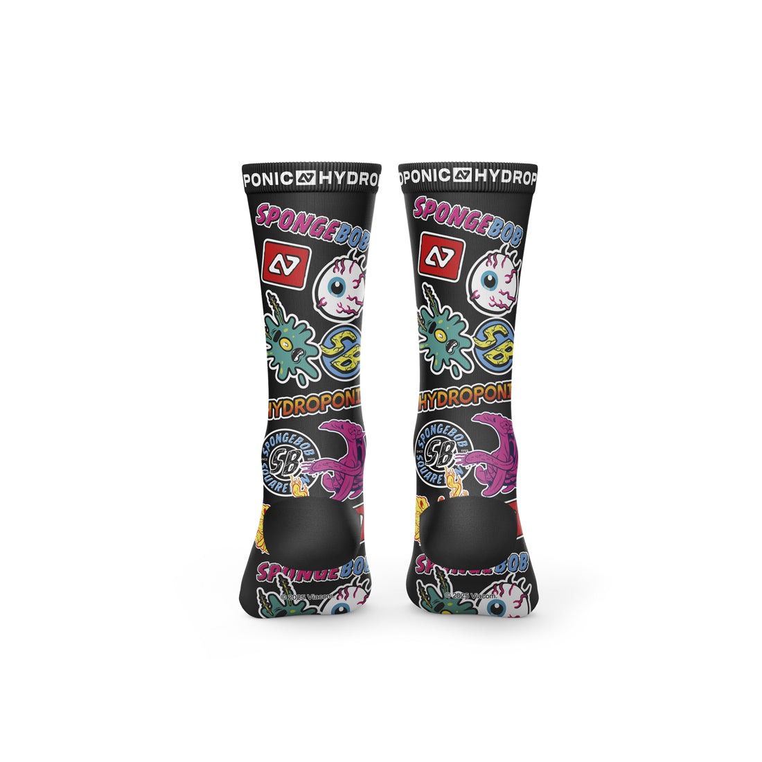 Șosete SpongeBob Stickers Black  SpongeBob SquarePants x Hydroponic Official Collaboration