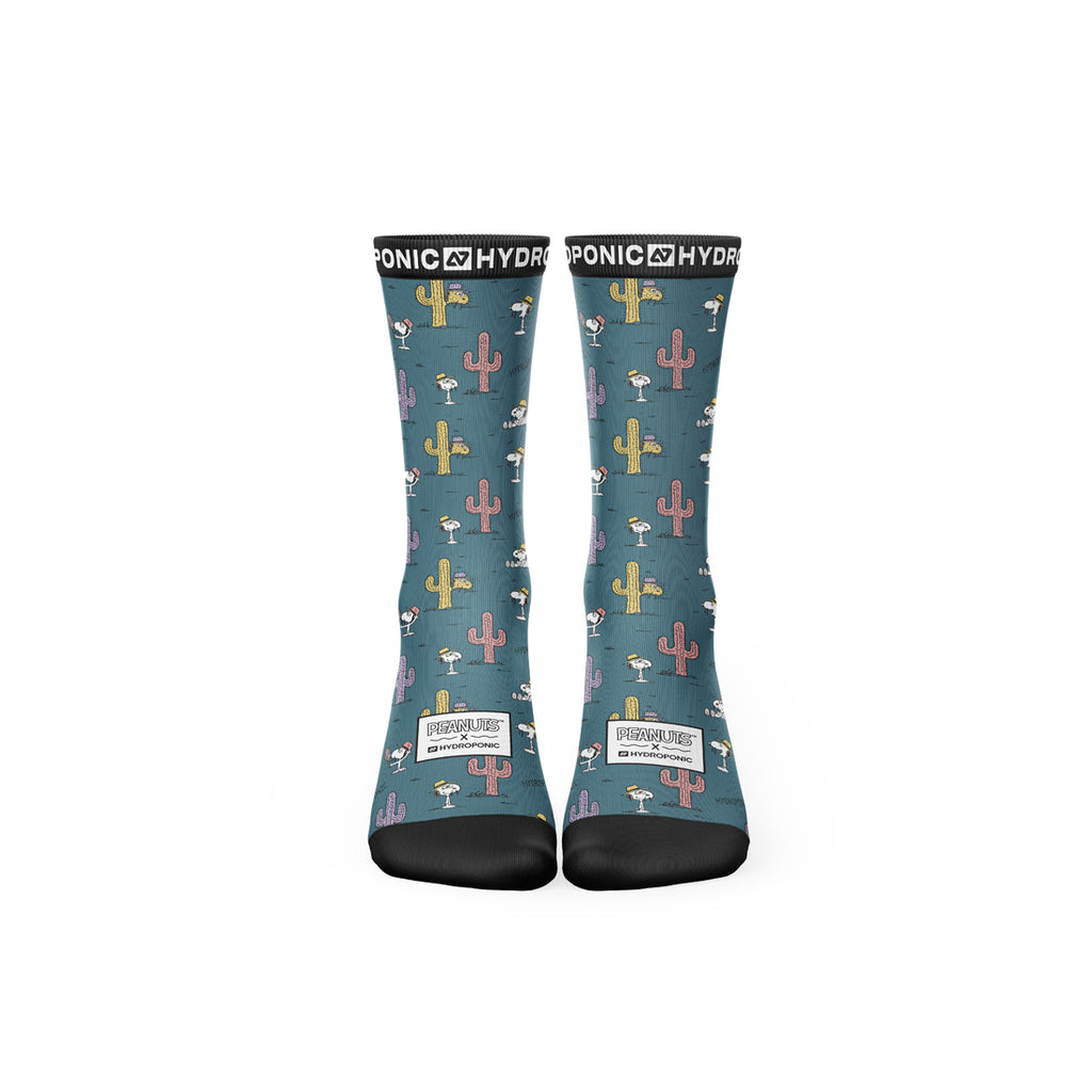 Șosete PEANUTS Cactus Green Șosete unisex cu imprimeu oficial PEANUTS x Hydroponic