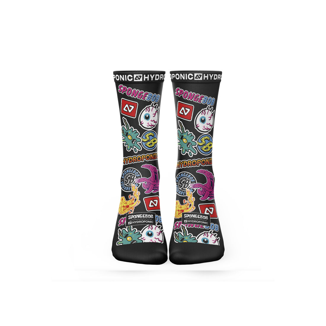Șosete SpongeBob Stickers Black  SpongeBob SquarePants x Hydroponic Official Collaboration