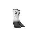 Șosete FLAGSHIP Skate Burner White – Șosete unisex cu imprimeu, confort premium și aderență excelentă