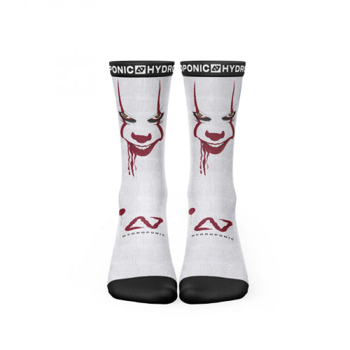 Șosete FLAGSHIP Clown White – Șosete unisex cu imprimeu original și confort premium