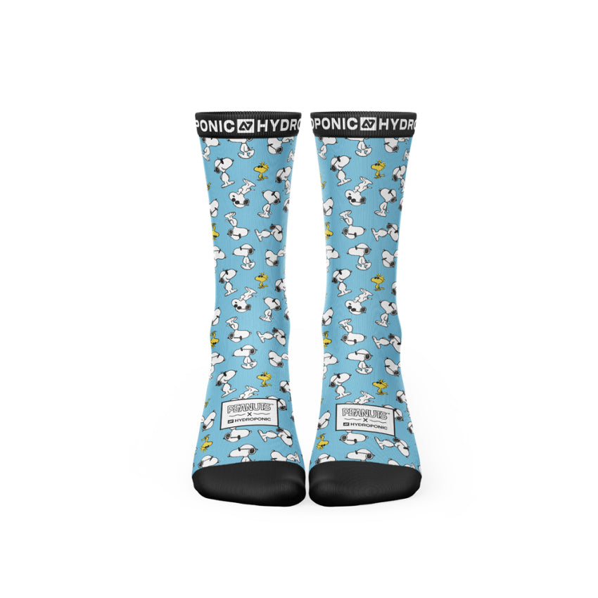 Șosete PEANUTS Cool Turquoise  Șosete unisex cu imprimeu oficial PEANUTS x Hydroponic