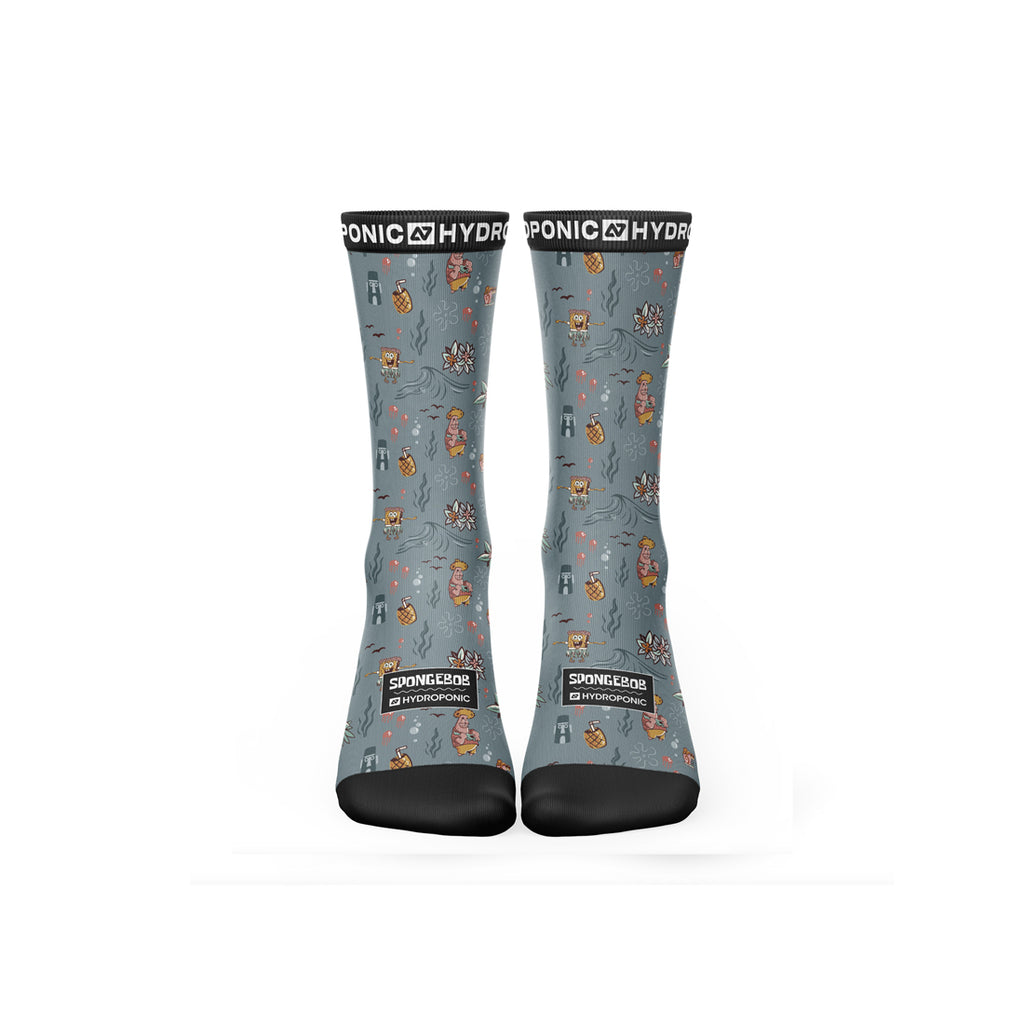 Șosete SpongeBob Hawaiian Teal  SpongeBob SquarePants x Hydroponic Official Collaboration