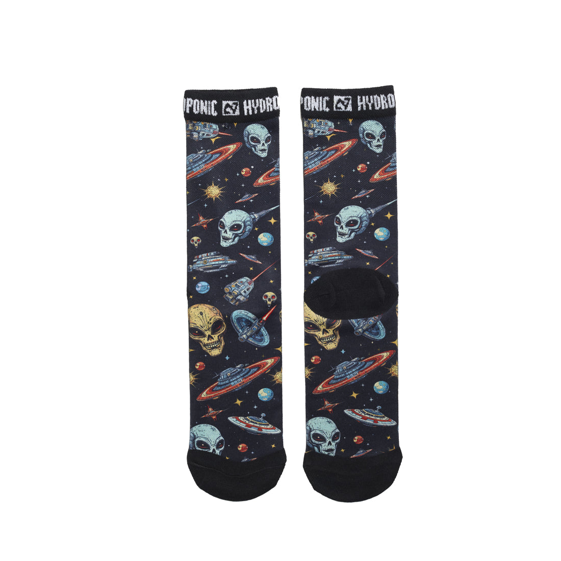 Șosete FLAGSHIP Black Space Șosete unisex cu imprimeu inspirat de univers