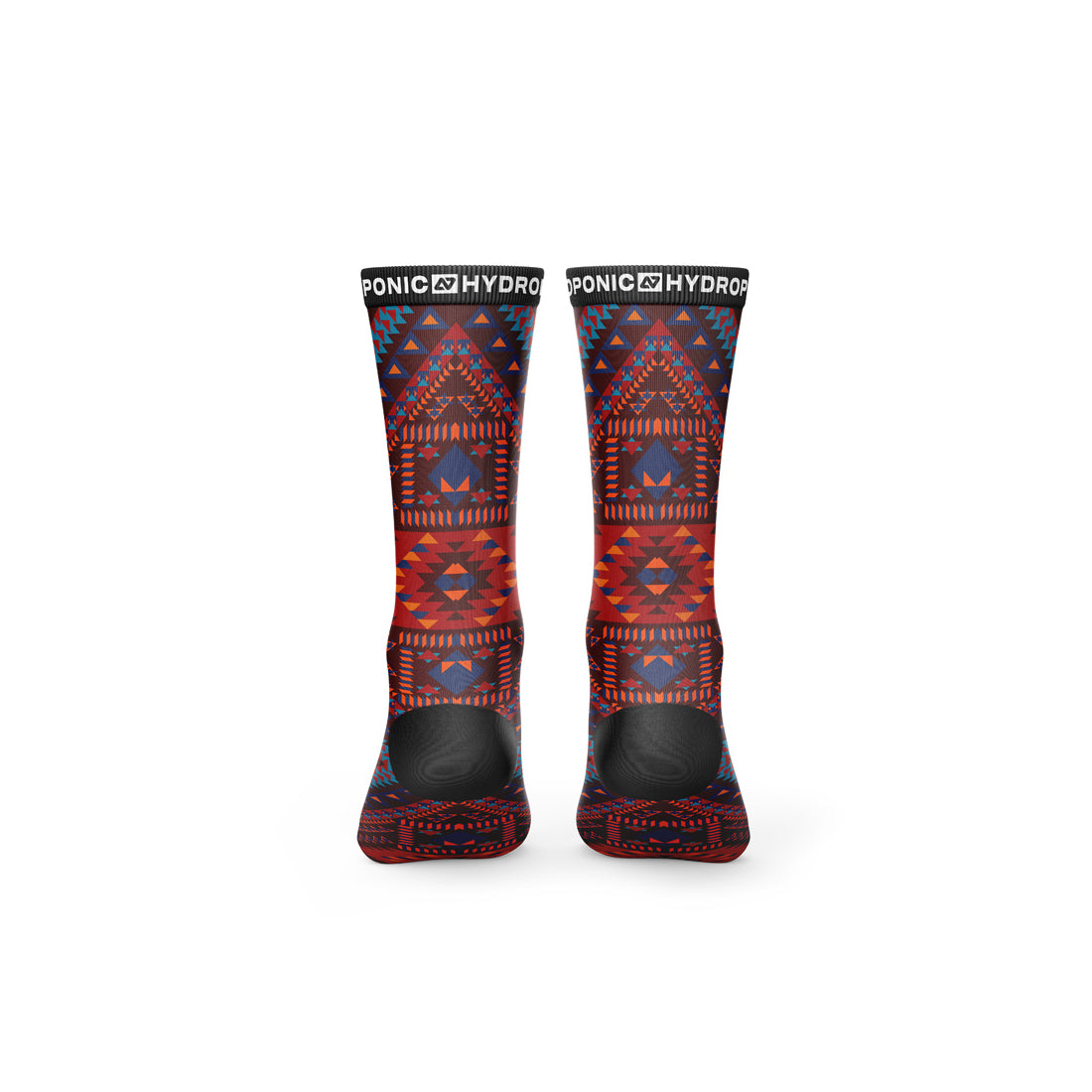 Șosete FLAGSHIP Navajo Burgundy – Șosete unisex cu imprimeu inspirat din motive etnice