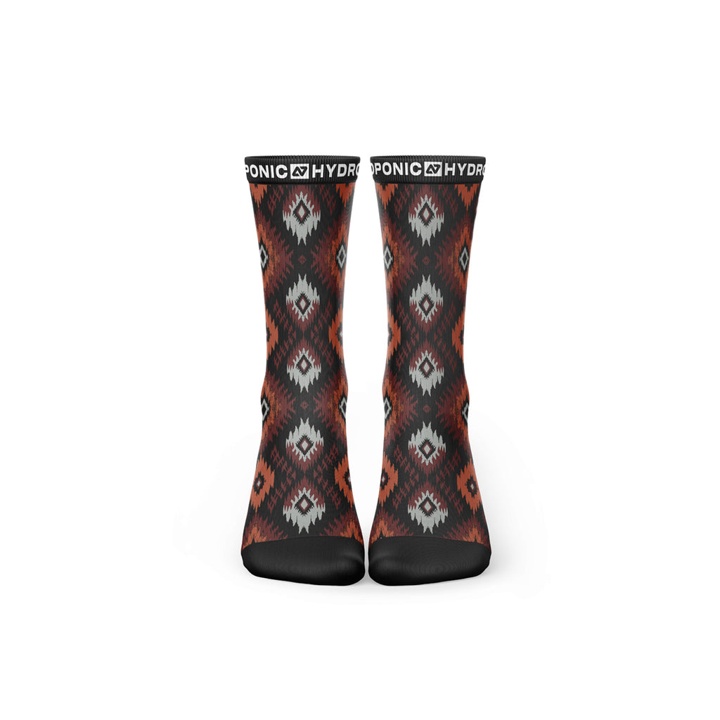 Șosete FLAGSHIP Navajo Terracota – Șosete unisex cu imprimeu etnic și confort premium
