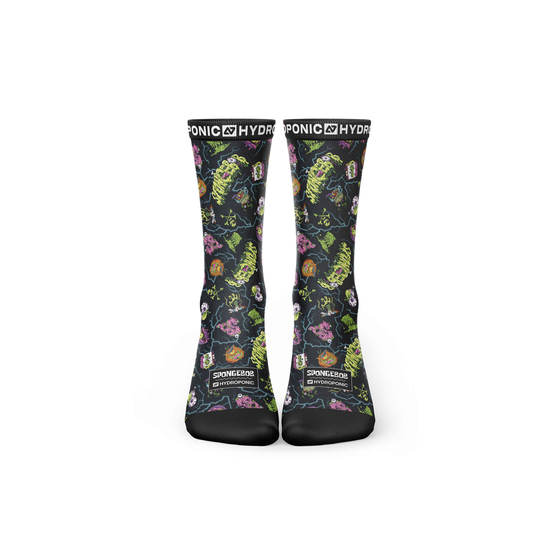 Șosete SpongeBob HALLOWEEN Black  Șosete Unisex Premium cu Design Oficial SpongeBob SquarePants