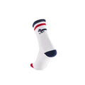 Șosete DACHSHUND White  Șosete unisex din bumbac cu imprimeu Teckel