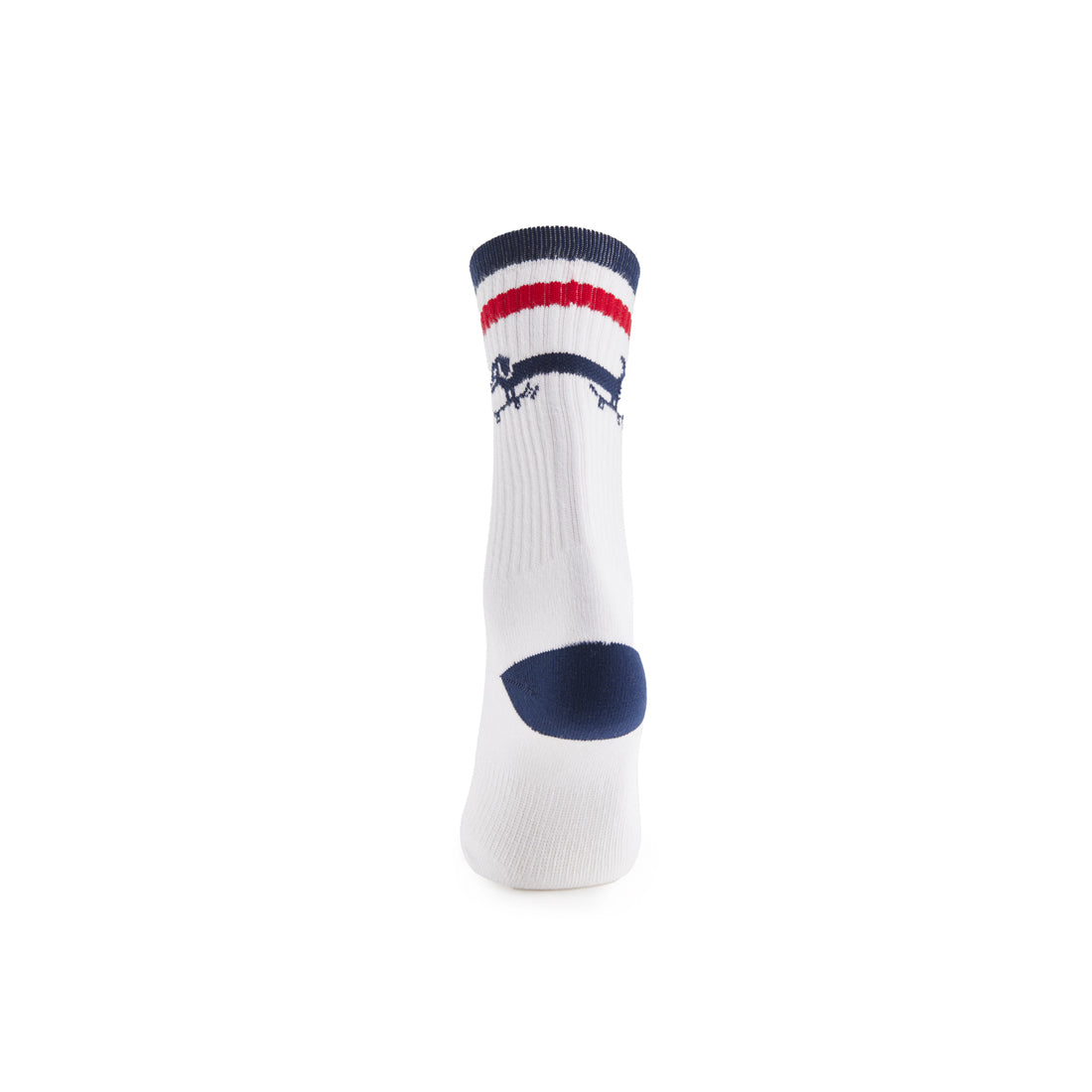 Șosete DACHSHUND White  Șosete unisex din bumbac cu imprimeu Teckel