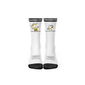 Șosete PEANUTS Baseball White  Șosete unisex cu imprimeu oficial PEANUTS x Hydroponic