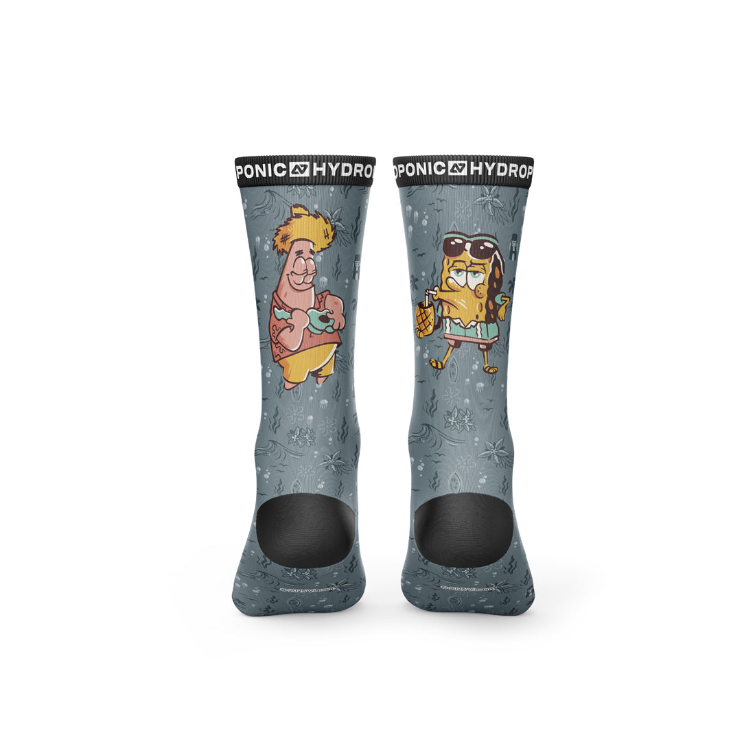 Șosete SpongeBob DUO Teal Șosete Unisex Premium cu Imprimeu Oficial SpongeBob SquarePants