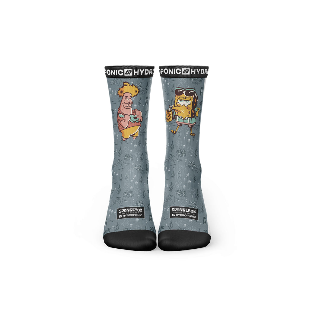 Șosete SpongeBob DUO Teal Șosete Unisex Premium cu Imprimeu Oficial SpongeBob SquarePants