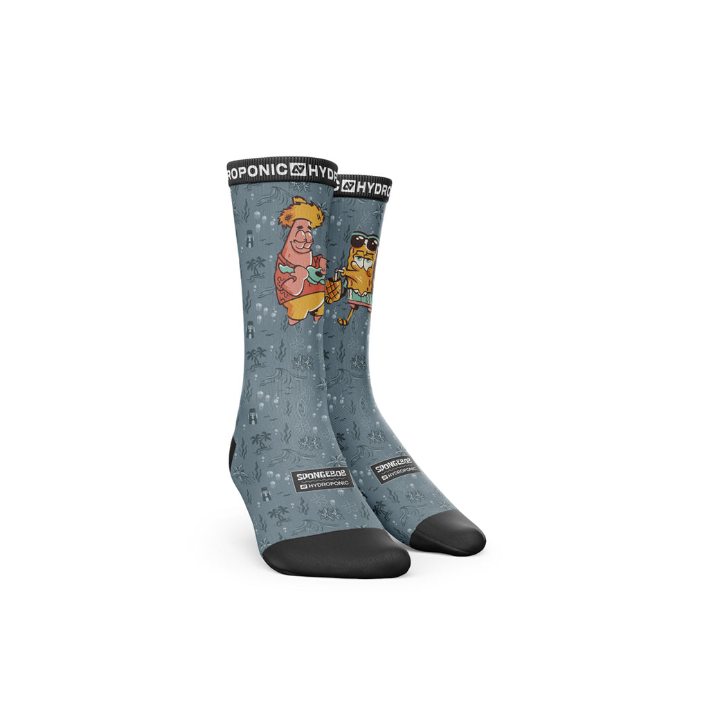 Șosete SpongeBob DUO Teal Șosete Unisex Premium cu Imprimeu Oficial SpongeBob SquarePants
