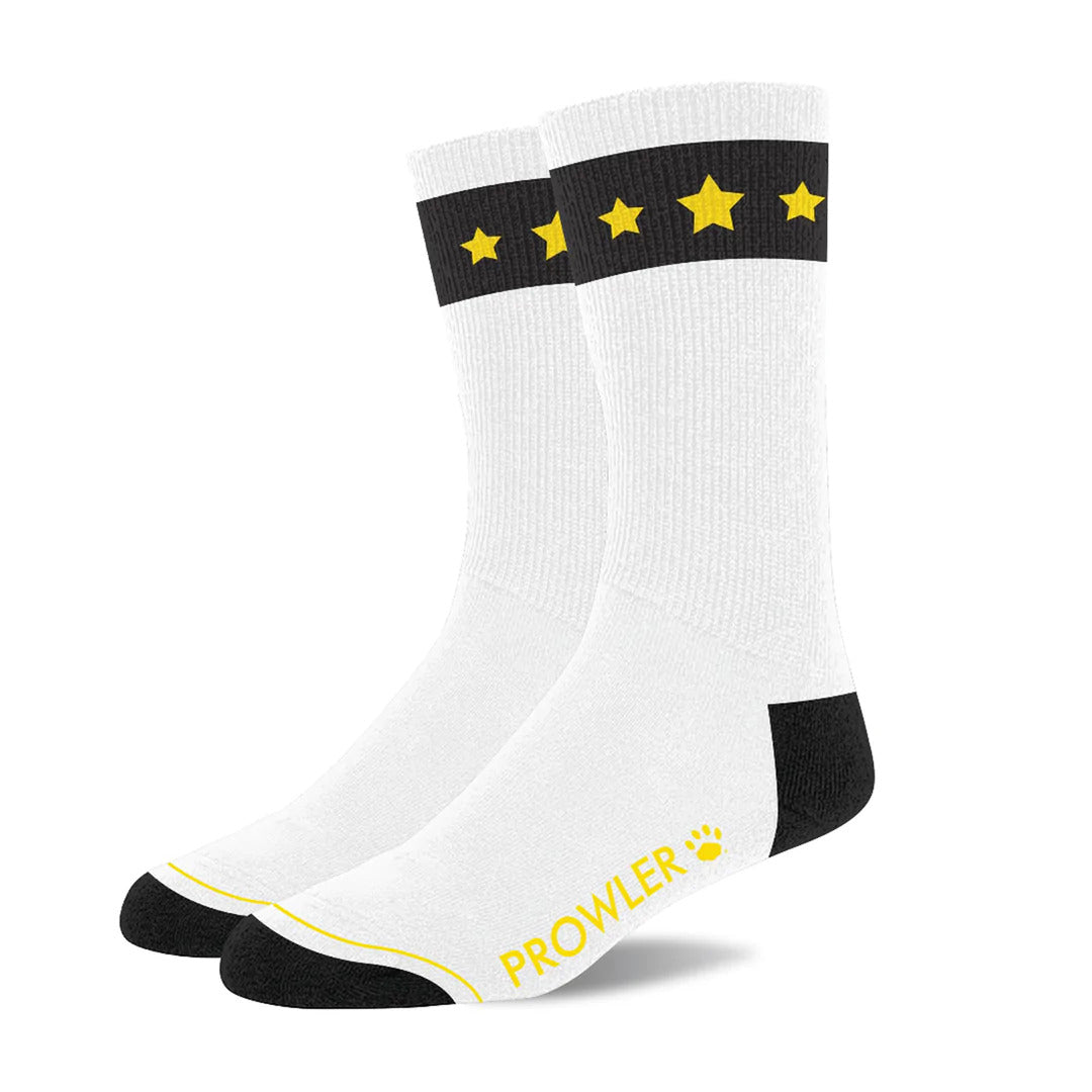 Șosete albe din bumbac Prowler Gold Star – Confort premium și design original