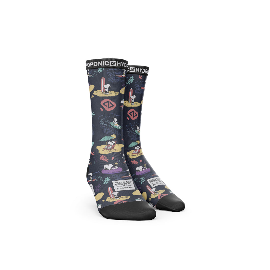 Șosete PEANUTS Beach Navy  Șosete unisex cu imprimeu oficial PEANUTS x Hydroponic