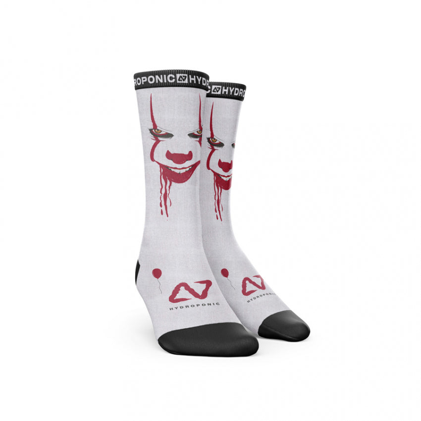 Șosete FLAGSHIP Clown White – Șosete unisex cu imprimeu original și confort premium