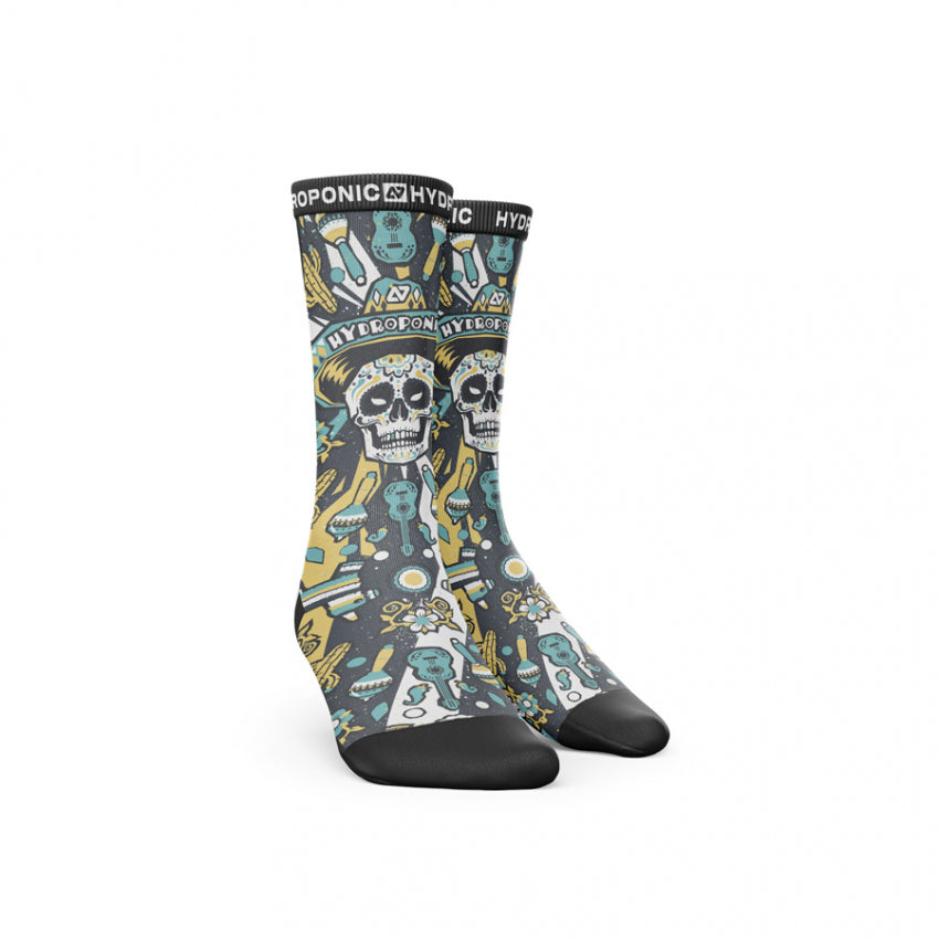 Șosete FLAGSHIP Mexican Party Navy – Șosete unisex cu imprimeu original și confort premium