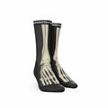 Șosete FLAGSHIP Skeleton Black   Șosete Unisex din Bumbac cu Imprimeu Skeleton