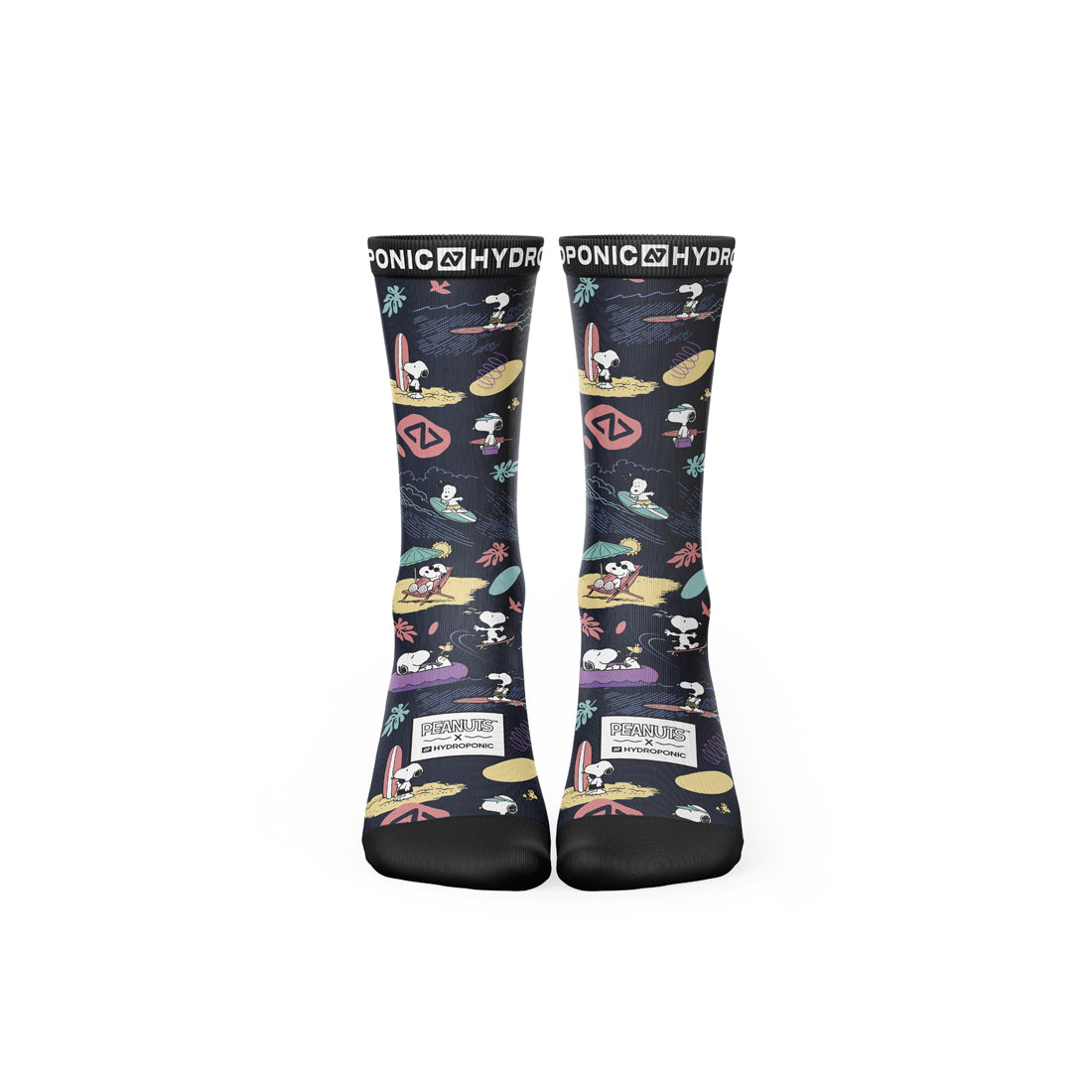 Șosete PEANUTS Beach Navy  Șosete unisex cu imprimeu oficial PEANUTS x Hydroponic