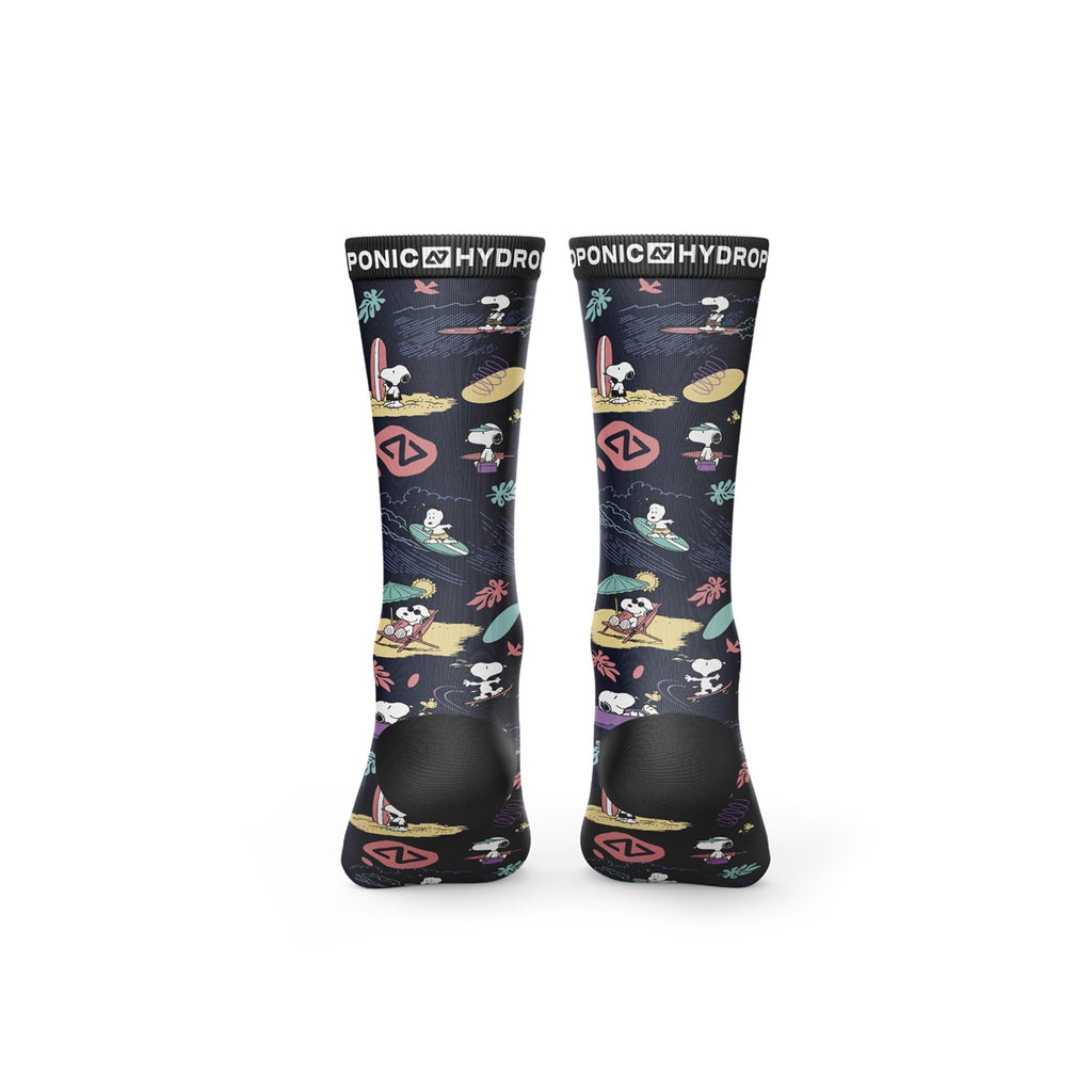 Șosete PEANUTS Beach Navy  Șosete unisex cu imprimeu oficial PEANUTS x Hydroponic